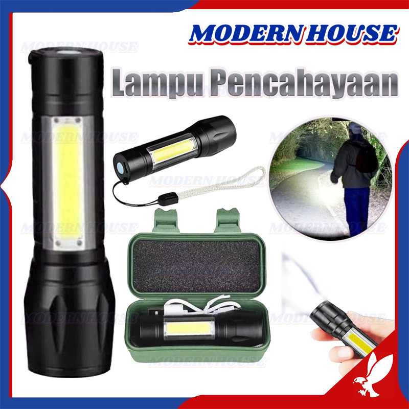 Super Terang Swat Polisi Light / Senter Mini XPE Led Zoom Super Terang / Lampu Pencahayaan Mini Untu