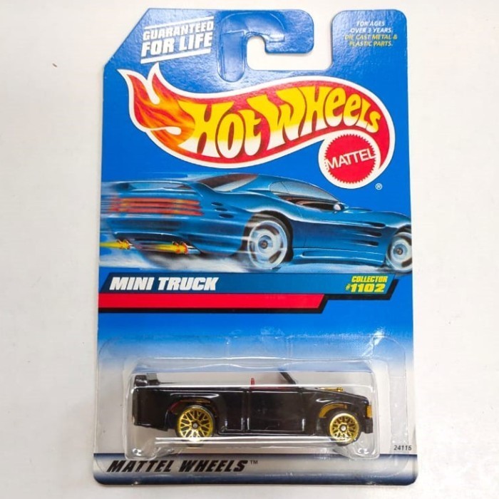 HW Hot Wheels Mini Truck hitam -DD24