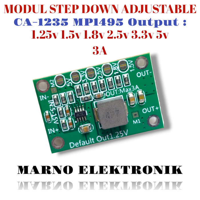 CA-1235 MP1495 3A DC-DC BUCK CONVERTER STEP DOWN 1.2V 1.5 V 1.8V 2.5V -BB12