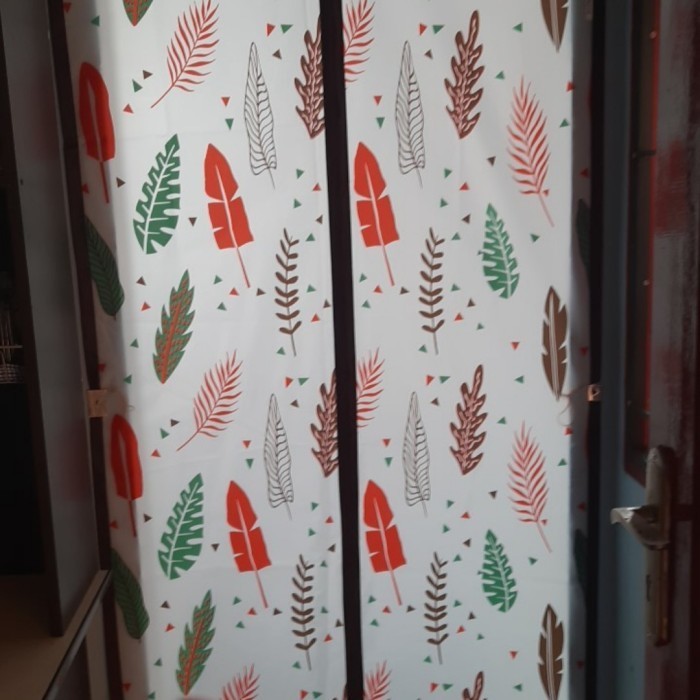 Tirai Pintu Magnet Taiwan PVC ruang AC - 100x210cm