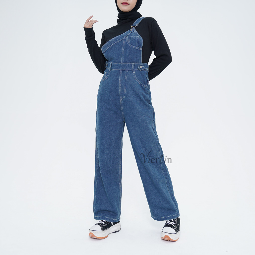 VIERLIN - Jumpsuit jeans 2078