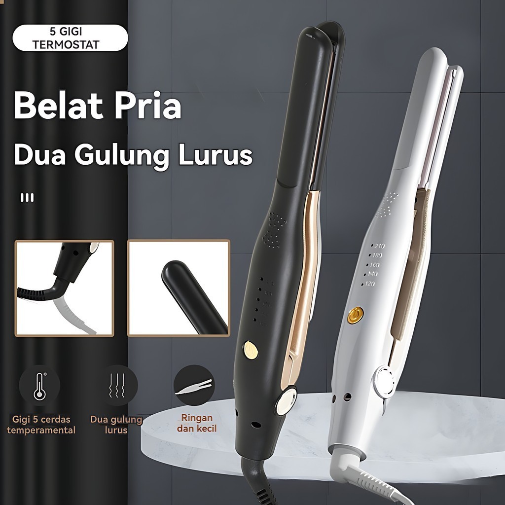 Rambut Pria / Catok Lurus / Styling Rambut Pria / Catok Pelurus Rambut / Alician Rambut Pria dan Wan