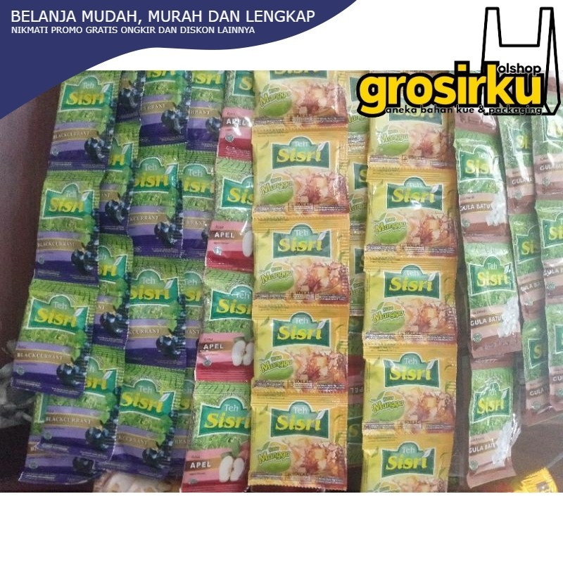 

ANEKA TEH SISRI GULA BATU ( 1renceng 10pcs )