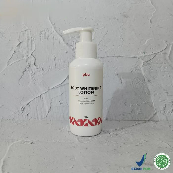 PBU BODY WHITENING LOTION 100G | TRANEXAMIC PEPTIDA | CERAHKAN KULIT