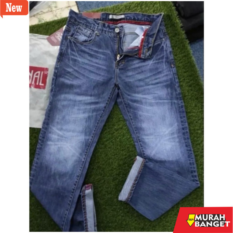 Celana denim pria- Celana Jeans Panjang Pria CARDINAL - Celana  Jeans Cardinal -Celana Cowok Keren -