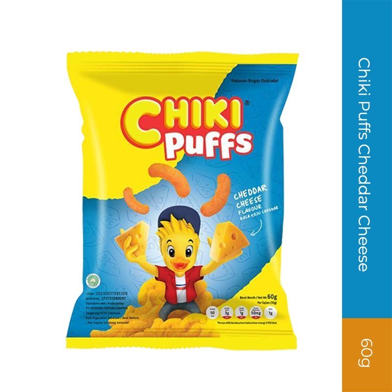 

Chiki Puff Cheddar Cheese 60 gr