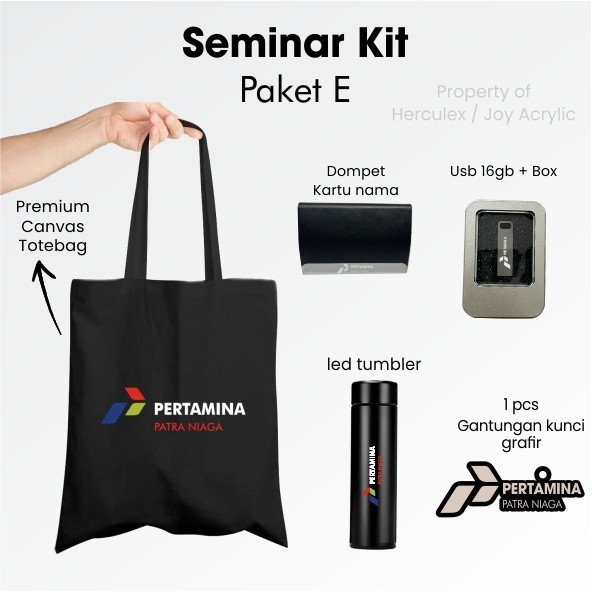 

Seminar kit / souvenir gift / hampers gift custom paket E