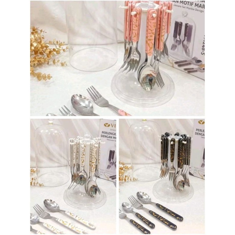 Sendok Garpu Set Vicenza V-248 Original