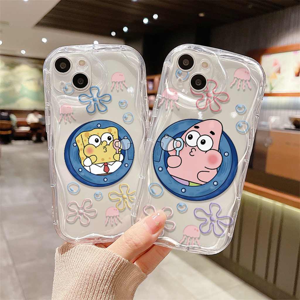 Cartoon SpongeBob SquarePants Case for Redmi 9A 12C 10C 9T 10 Prime 10X 9c NFC 9i 9AT 12 A1 A2 A1+ A