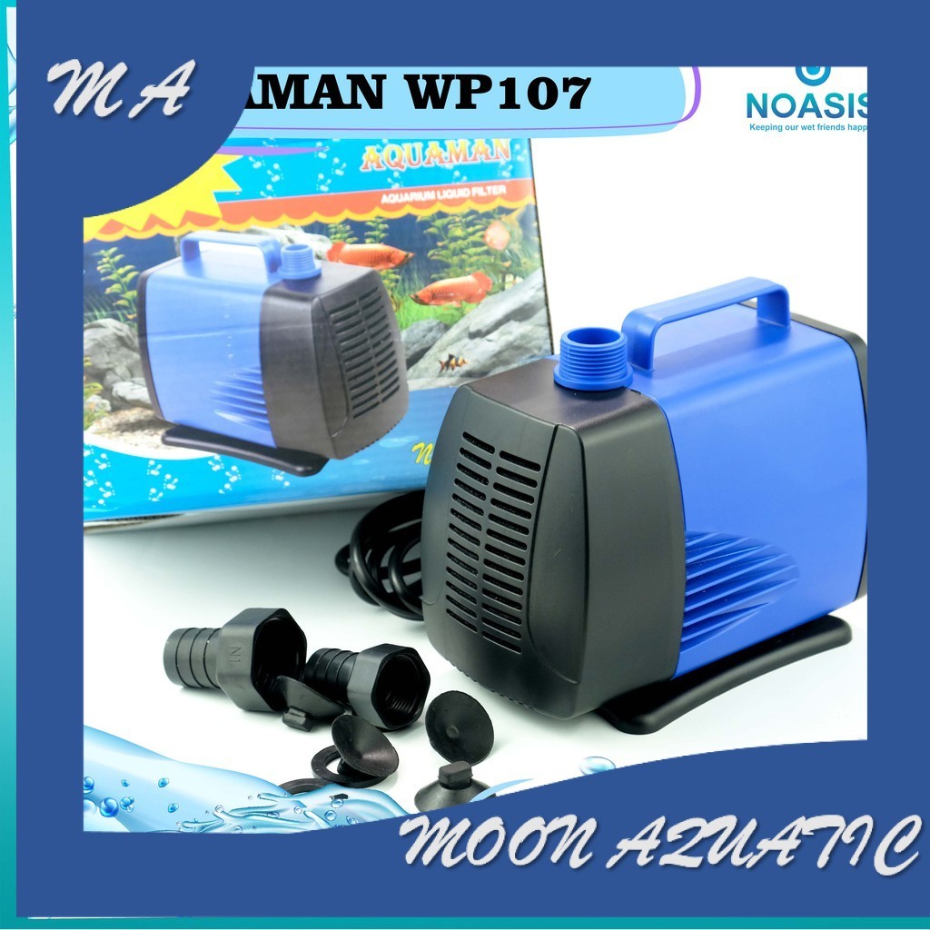POMPA AQUARIUM CELUP WATER PUMP AQUAMAN WP 107 WP-107 LOW WATT wp107 as keramik 5000 L/H pompa air k