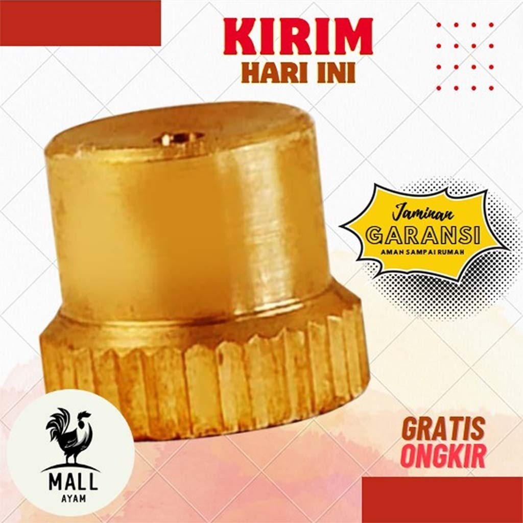 AYAM MALL Head Nozzle Kepala Semprotan Kuningan Besi Ujung Sprayer Kyokan Alat Siram Taman Kebun Emb