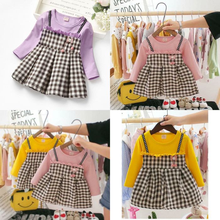 

[Terlaris] [ICY] Hampers Set Baby Girl 0-18 Month / Hadiah Kado Lahiran Bayi Cewe - Dress-nya Sajaa, 0-12 Month