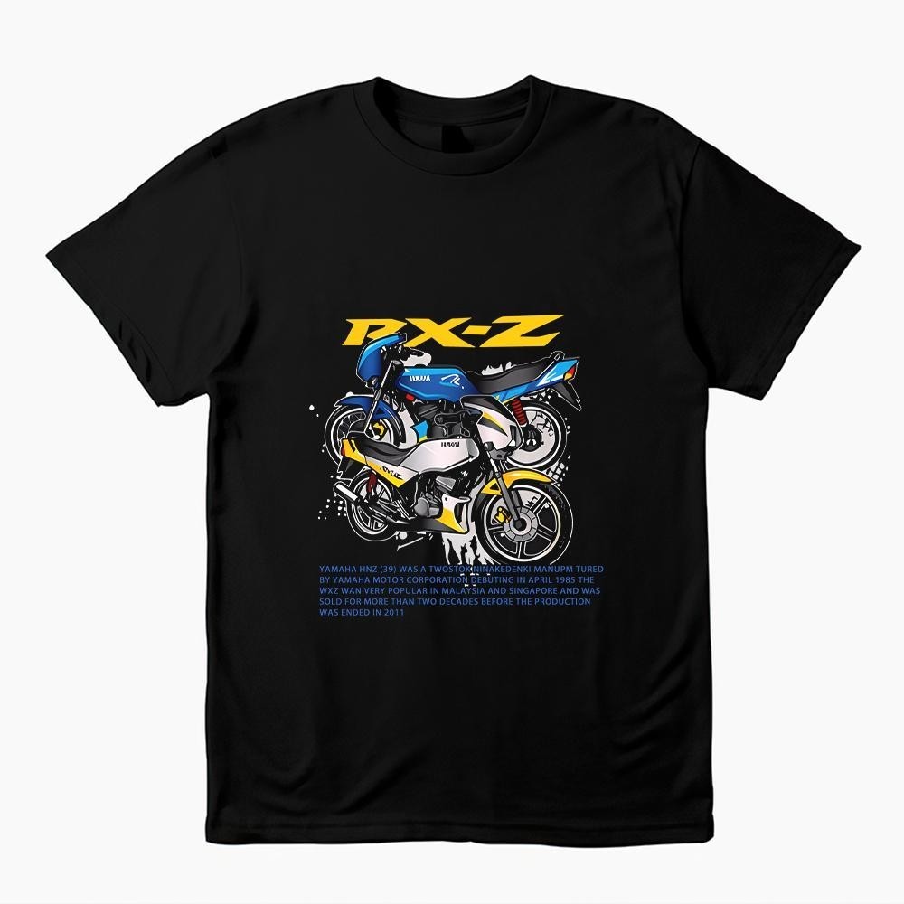 Tempat panas Kaos distro  New Rxz Members 5.0 Tshirt Oversized Tshirt Baju 100% Cotton Rxz Motorcycl