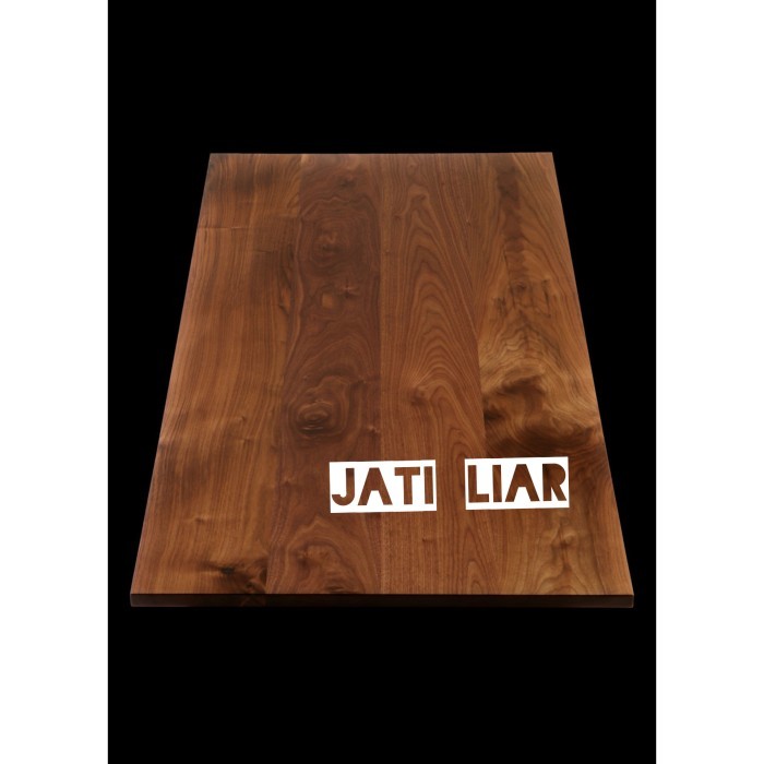 

GFJ Top table walnut teak wood uk 150x60