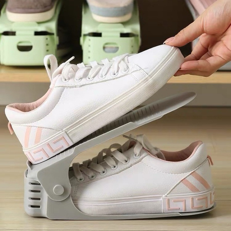 [ACQ] Rak Sepatu Susun Rak Sepatu Plastik 2in1