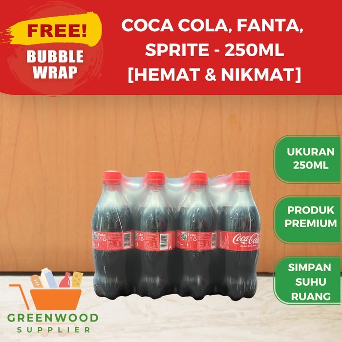 

[KARTON] Coca Cola / Fanta / Sprite - 250ML [SAMEDAY]