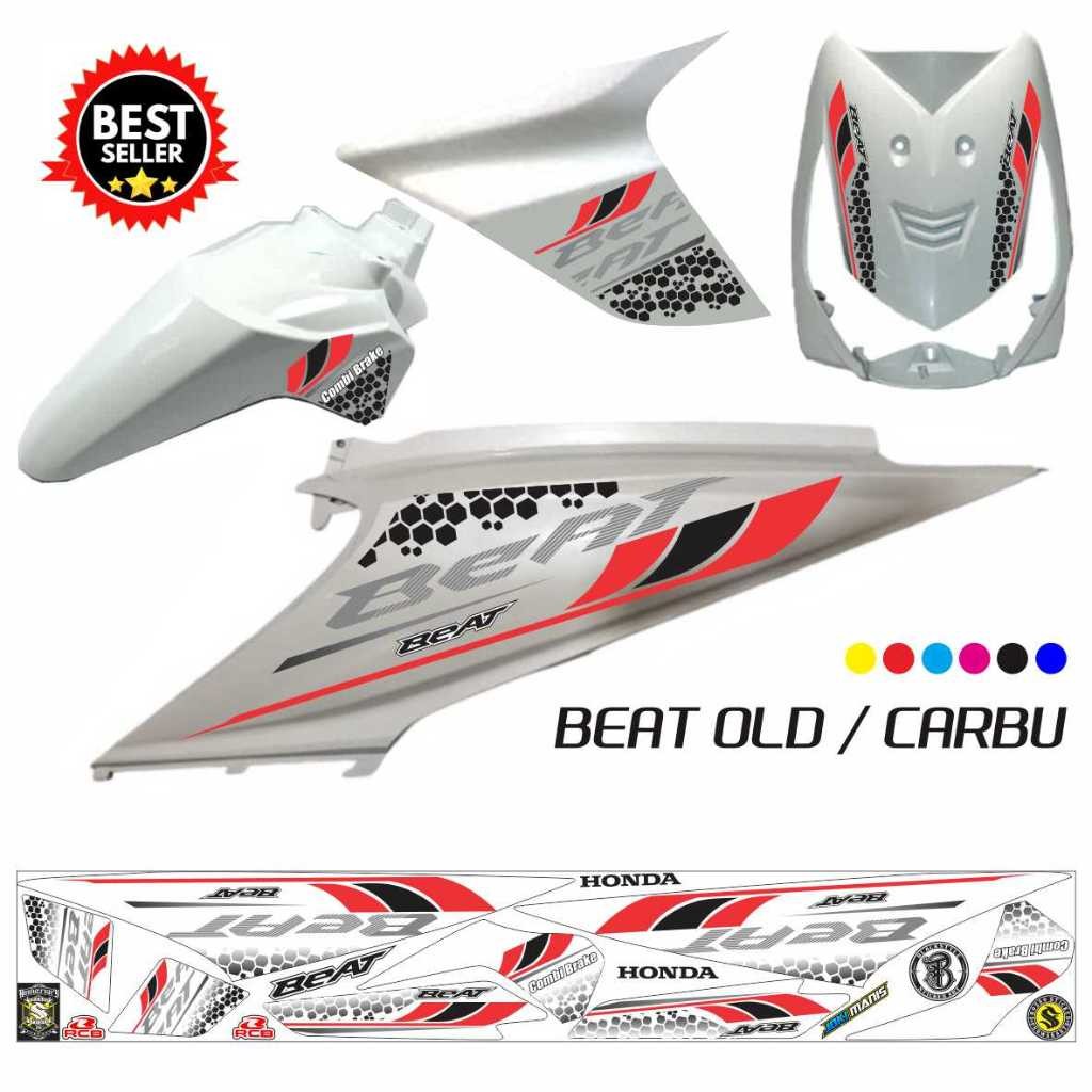 STRIPING BEAT KARBU MOTIF VARIASI VINIL TERBARU KEREN STRIPING MOTOR BEAT OLD/KARBU STRIPING KEREN