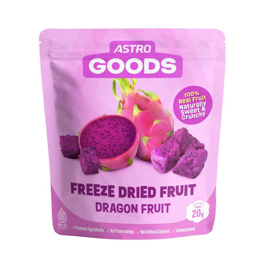 

Freeze Dried Fruit Dragon Fruit Astro Goods 20gram