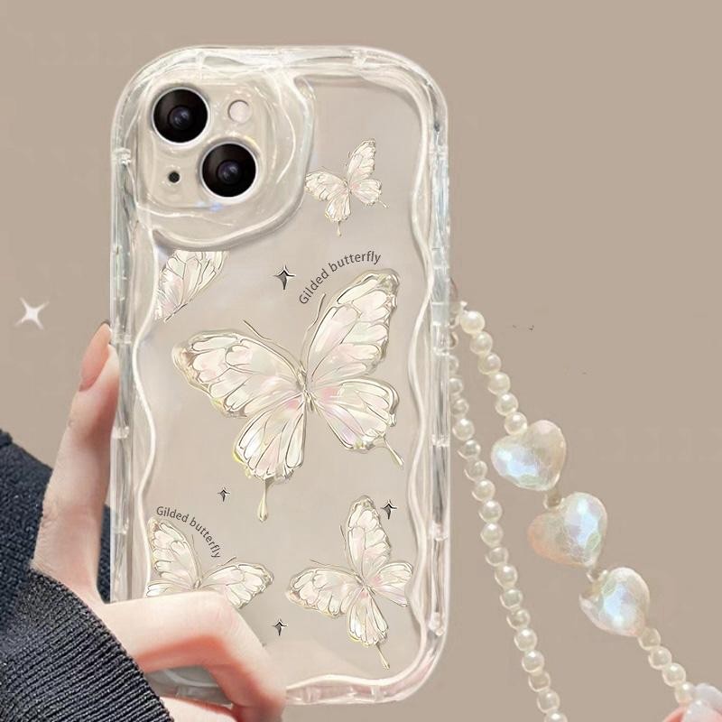 Butterfly Phone Case For Samsung Galaxy S25 S24 S23 Ultra S22 S21 Plus S20 FE A55 5G A54 A34 A52 A53