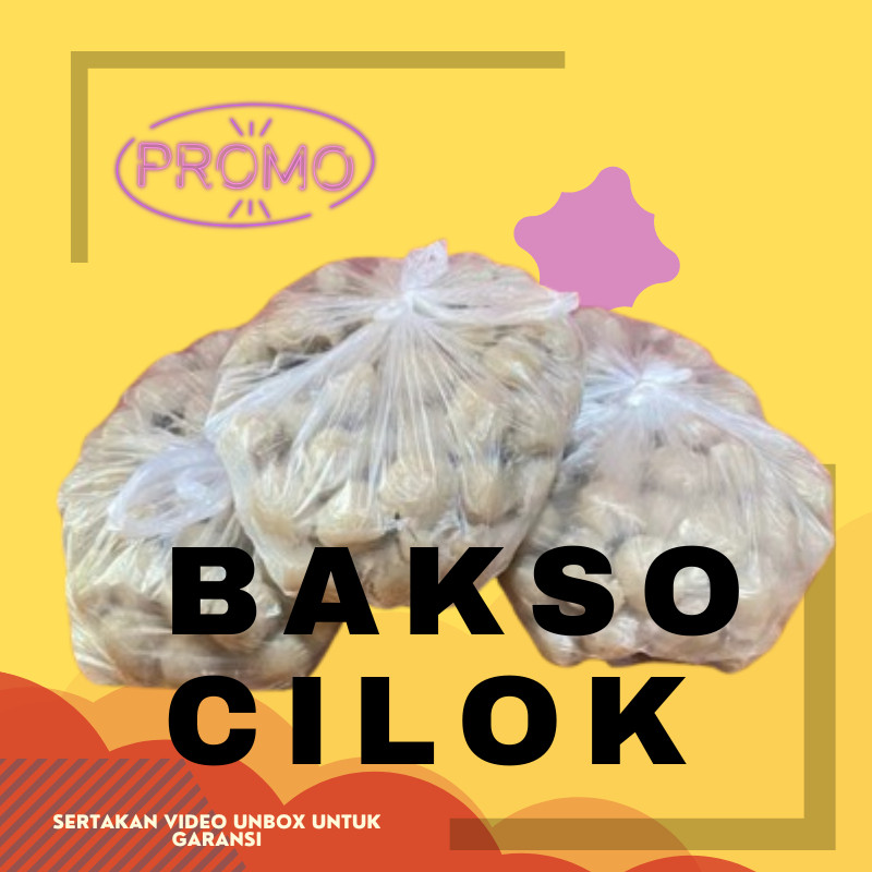 

Kenyal Bakso Baso Cilok Frozen Food Ayam Makanan Jajanan Jajan Viral Murah isi 50 Pcs
