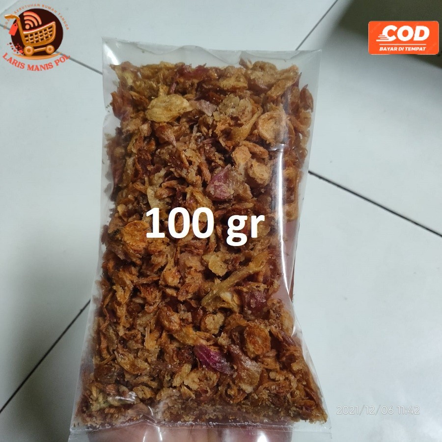 

LMP Bawang Merah Goreng 50gr/100gr Baru dari penggorengan, Brambang Goreng