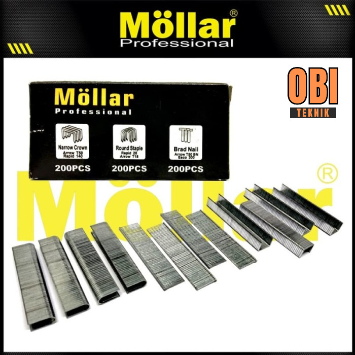 

MOLLAR Refill Staple Gun 3 Way - Isi Ulang Staples Tembak Hekter 3 in 1 - Obi Teknik