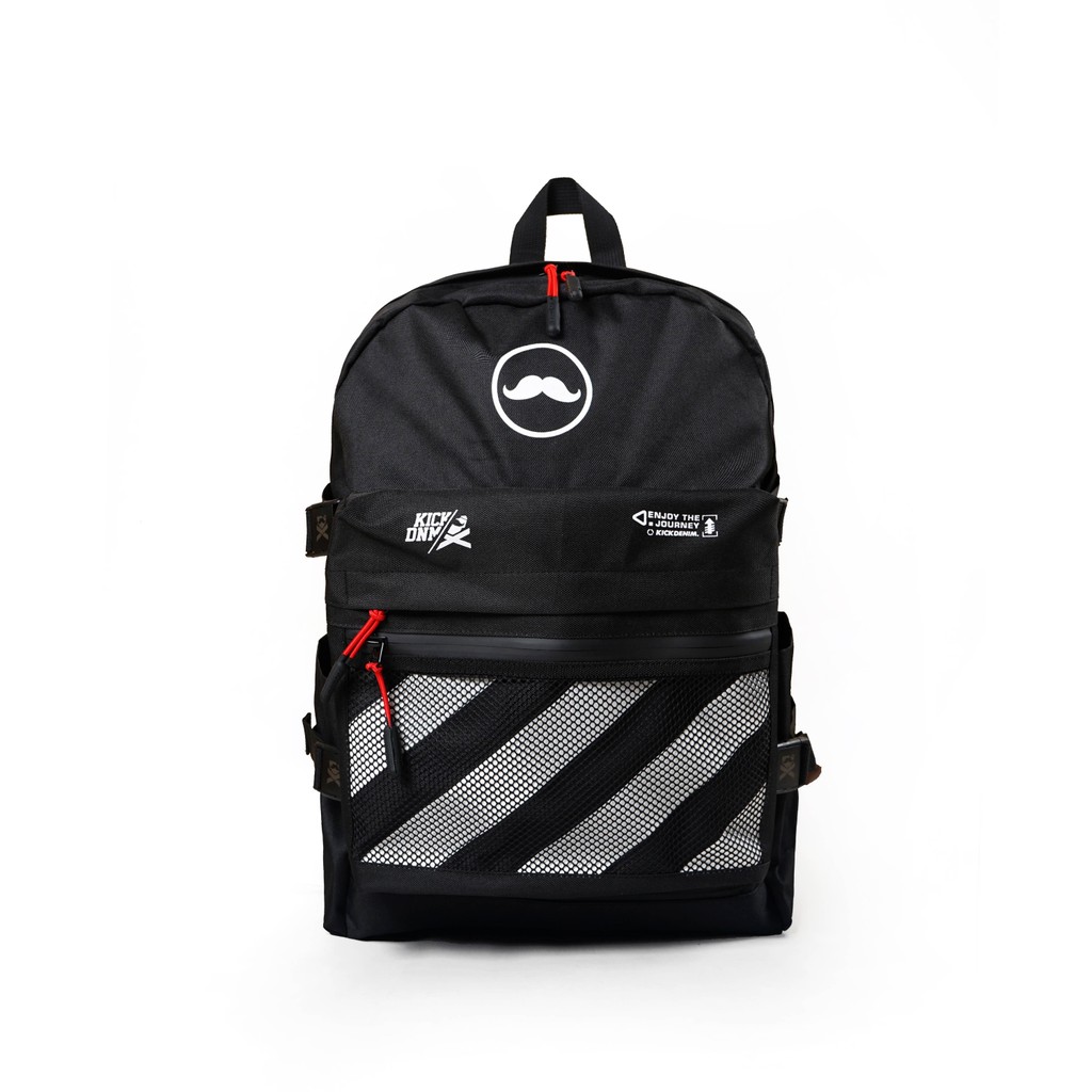 Kick Denim - Tas Backpack Multifungsi Anti Air Warna Hitam - BP LoviZ