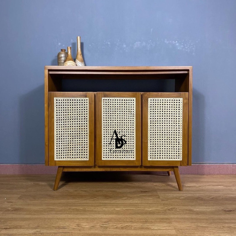 Buffet Rotan Minimalis Buffet Tv Buffet Pajangan Buffet Minimalis Kayu Jati Rotan