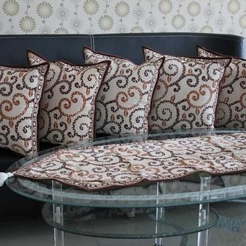 Sarung Bantal Kursi Sofa Set Batik Risang Coklat - Ukel Coklat