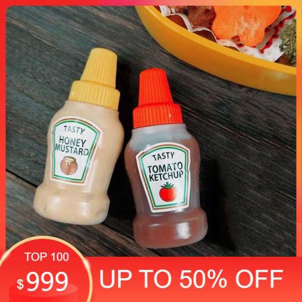 

JUNMIAO Botol Saus Mini Tomato Ketchup Sauce Bottle 25ml 2 PCS - HG25