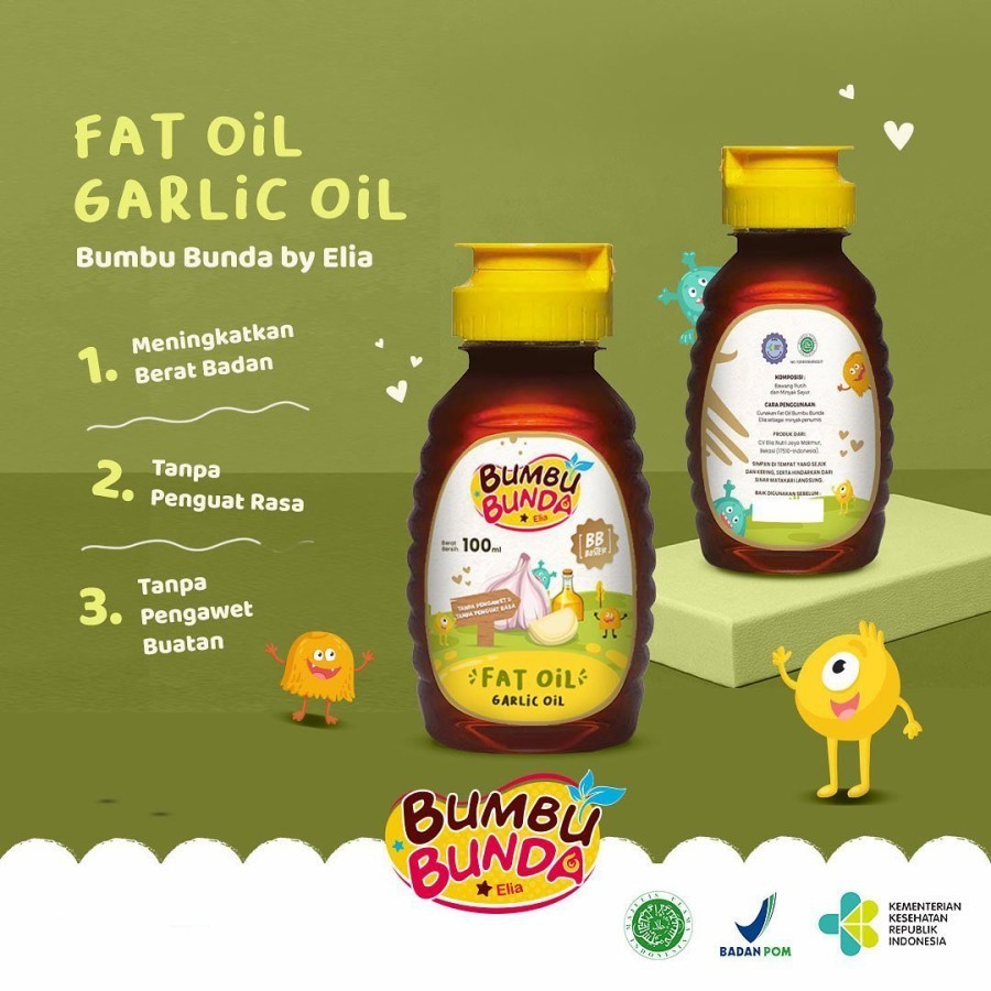 

Bumbu Bunda Garlic Oil 100ml - Minyak Bawang Putih