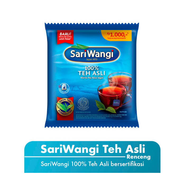 

SariWangi 100% Teh Asli Sachet 6 sachet