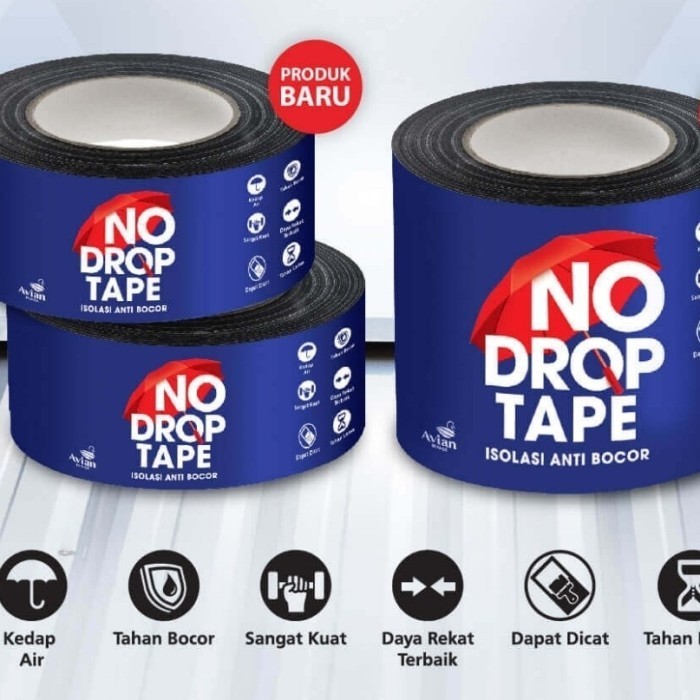 

Ready Lakban Anti Bocor No Drop Tape Isolasi Atap Pipa Air - 5 cm x 10 meter