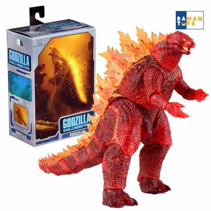 Vincent Action Figure Neca Godzilla Mainan King Of Monster Gozila 2019 Kaiju - Merah