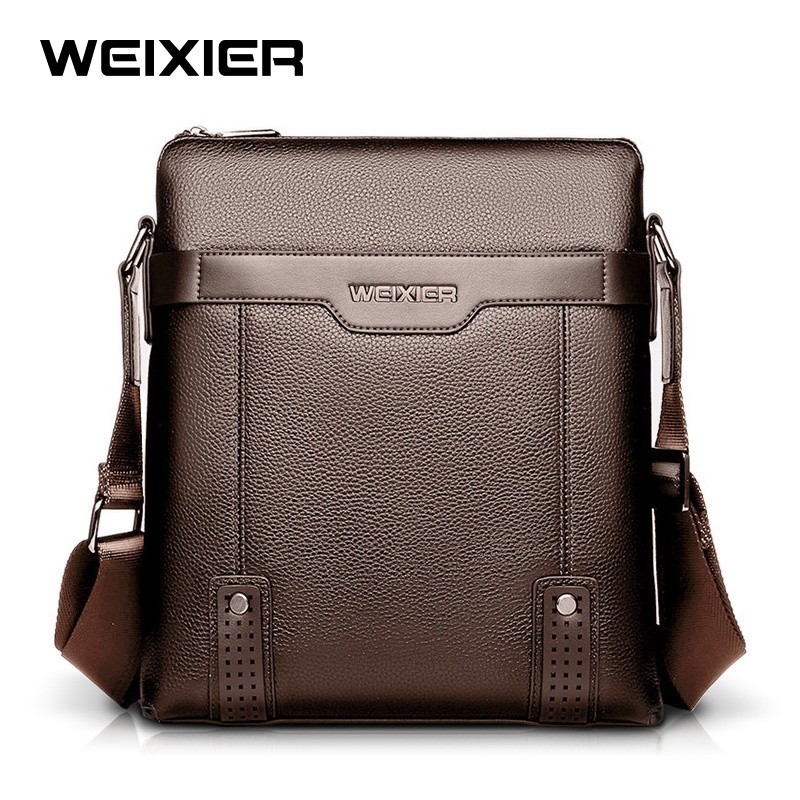 WEIXIER 18067 Original Tas Selempang Pria Kulit Crossbody Sling Bag