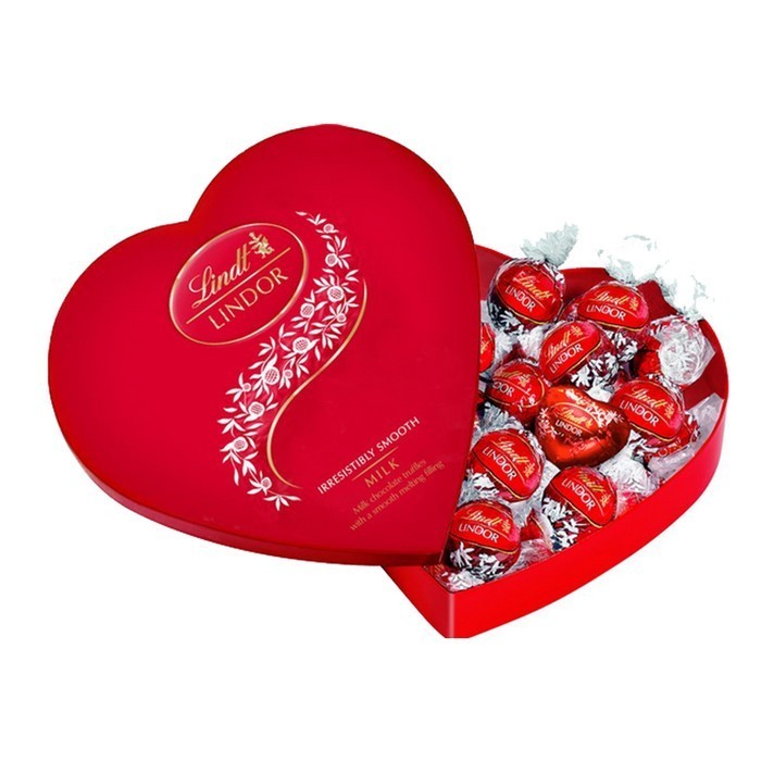 

Lindt Lindor Swarovski Heart Chocolate Coklat Box Love Valentine 100gr