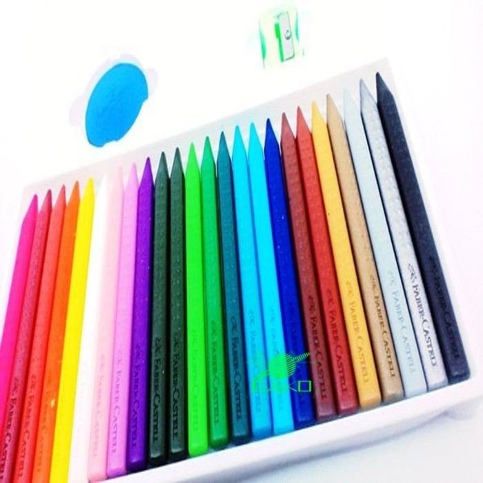 

PROMO!! -Crayon Erasable Faber Castell isi 24 Warna (Crayon Bisa Dihapus)