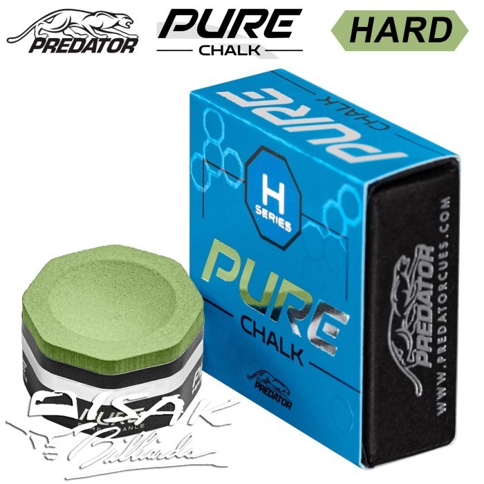 

PROMO!! -Predator Pure Chalk - Hard Medium Soft Billiard Chalks Kapur Biliar - Hard