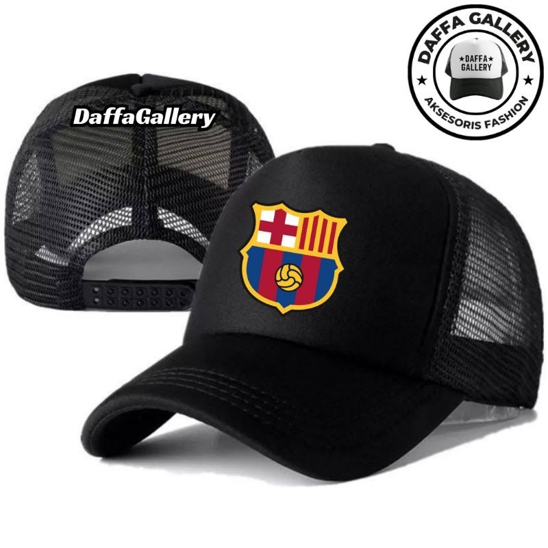 Daffaa Gallery Topi Trucker BARCELONA - Topi Distro BARCELONA Logo - Topi BARCELONA Premium - Topi P