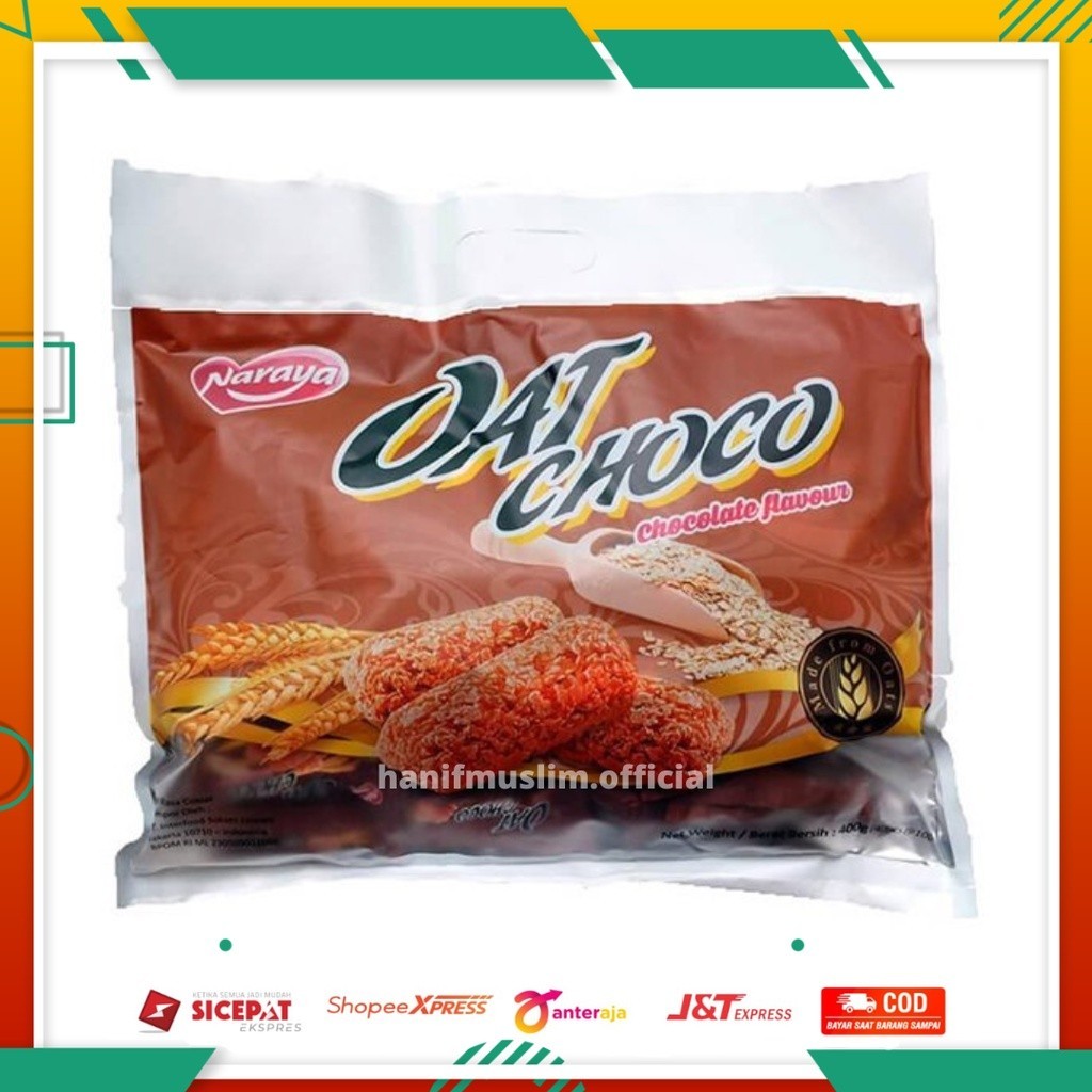 

Naraya Oat Choco Isi 40 Pcs Sereal Original Rasa Coklat bq