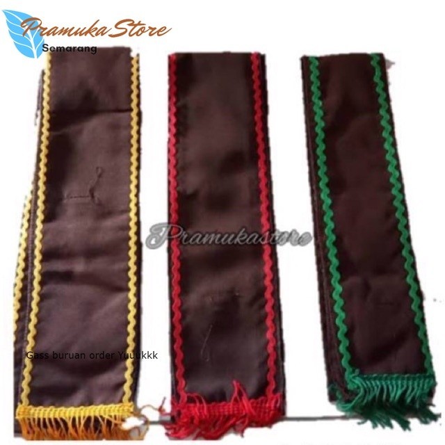 Ready BIJIAN slempang tkk pramuka | tetampan tkk pramuka | selempang tkk | selendang pramuka | syal 