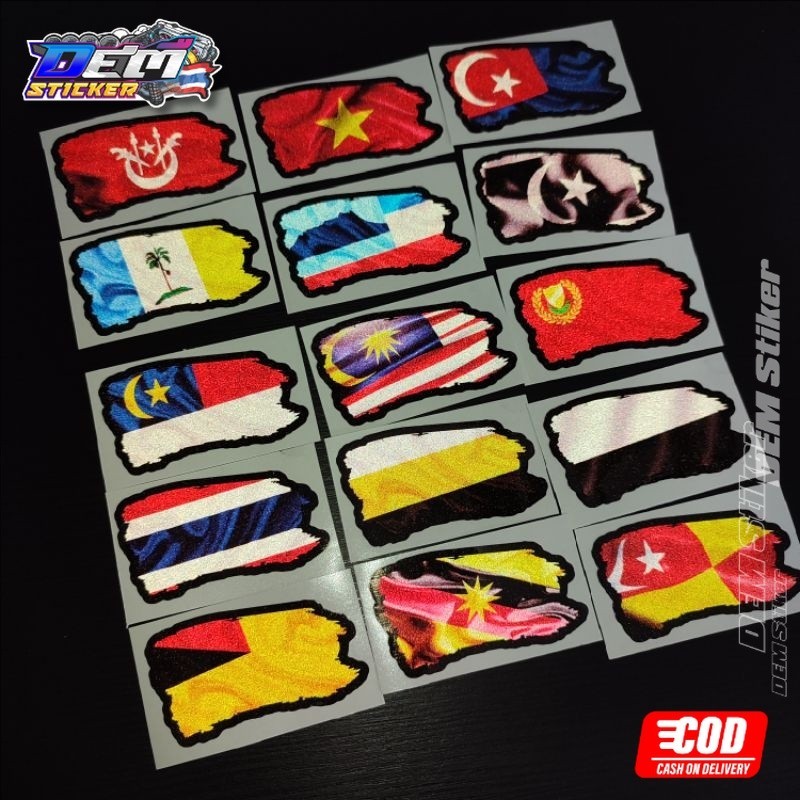 

Sticker Bendera Semua Negara Stiker Premium