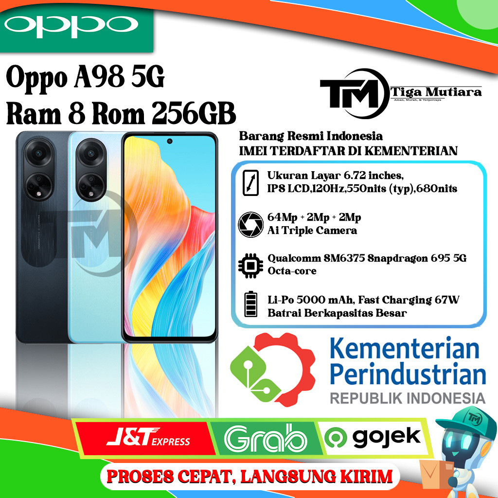 Oppo A98 5G Ram 8 Rom 256GB