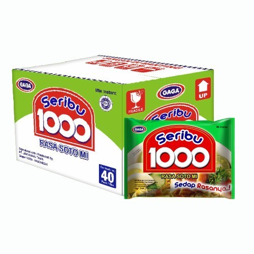 

Gaga Mie 1000 Soto 50 gr - 40 pcs / 1 Dus Paket