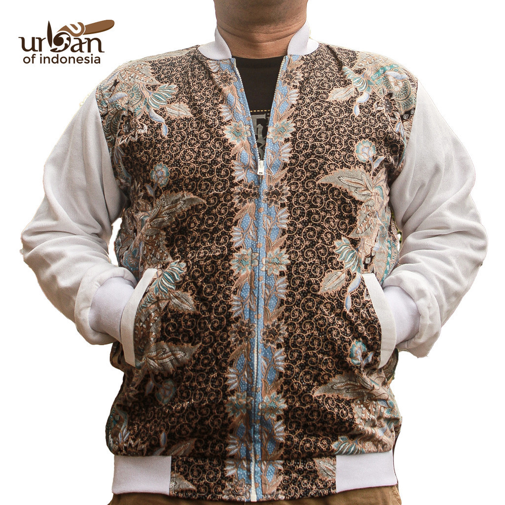 Jaket Batik Urban of Indonesia Brown Pekalongan