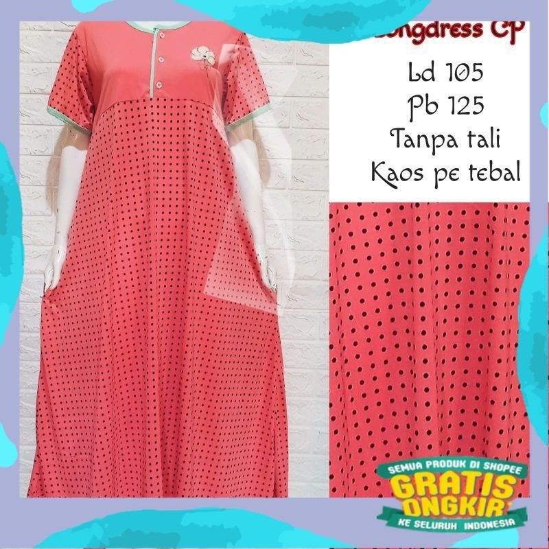Daster Gamis Baju Tidur Wanita Terlaris/pink fanta