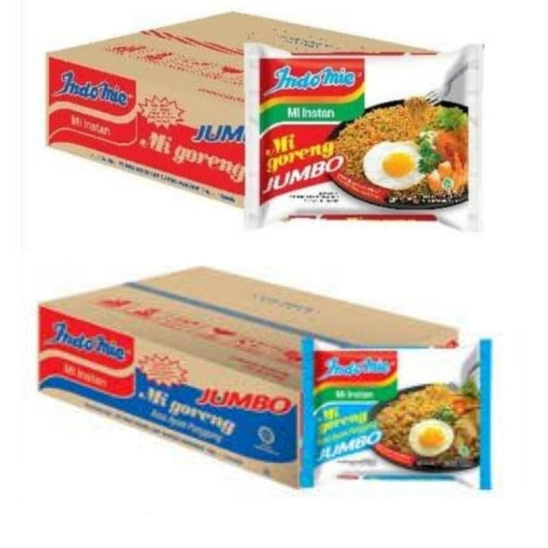 

1 DUS KARTON 24 PCS - INDOMIE JUMBO ALL VARIAN