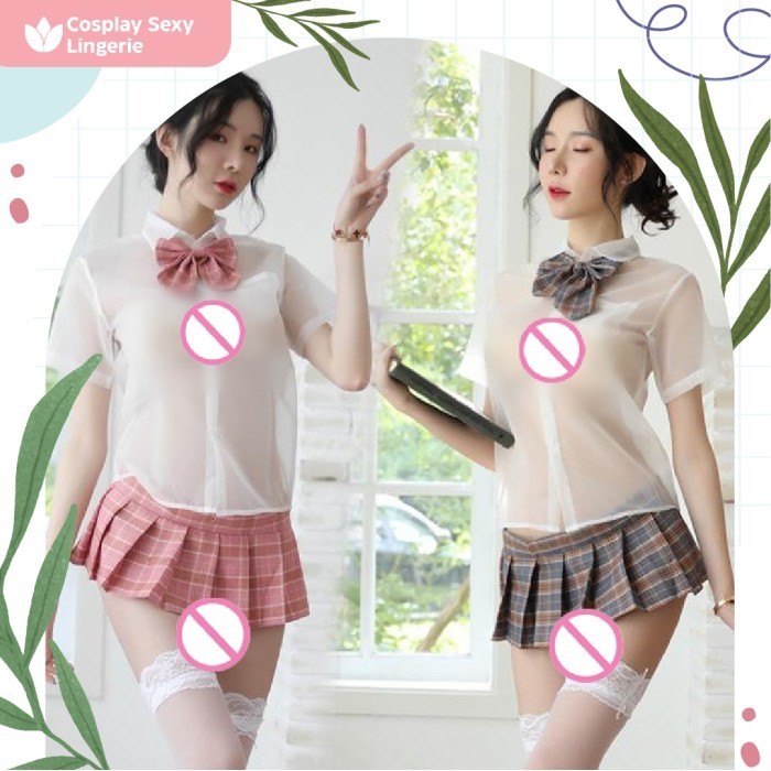 Cosplay Lingerie Seragam Sekolah Jepang Uniform Sexy Lingerie