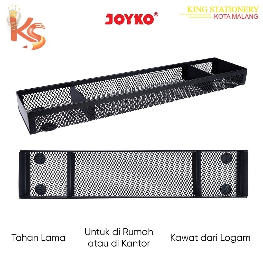 

(KS) Desk Set Pen Holder Tempat Alat Tulis Meja Bahan Metal Besi Jaring Jala Joyko DS-29