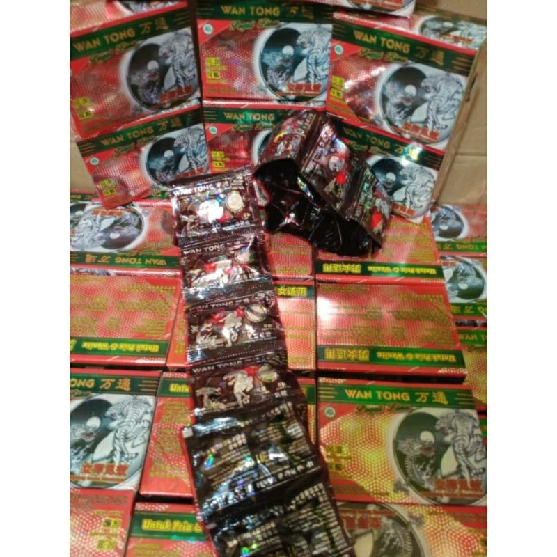 wantong kapsul original 100% wan tong isi 6 sachet